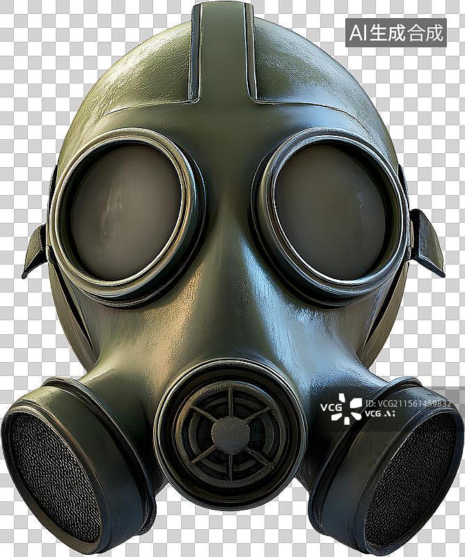 【AI数字艺术】复古防毒面具图片素材