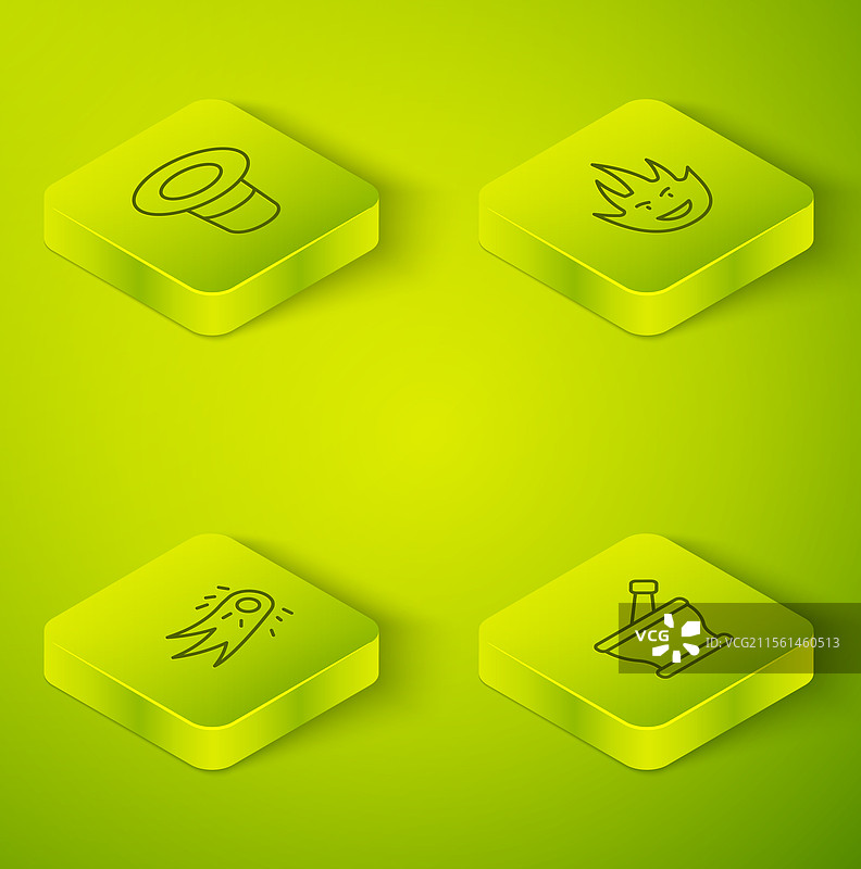 等距线火焰火球迫击炮和图片素材