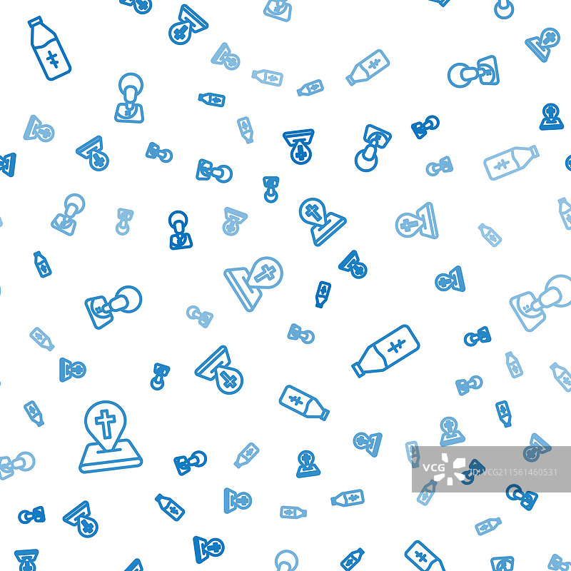 教堂建筑中的圣水线位置图片素材