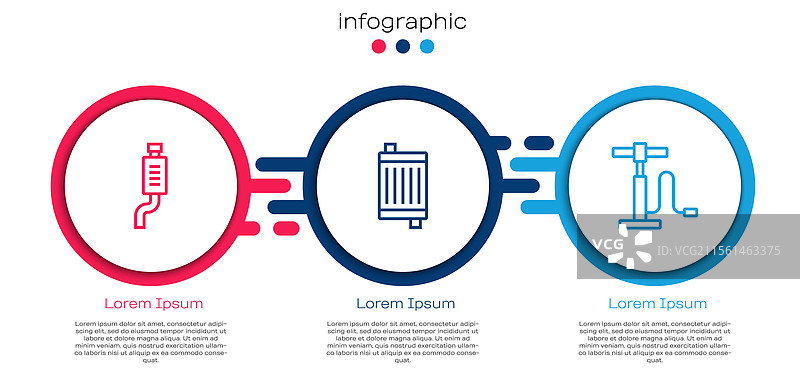 汽车排气管散热器冷却系统组件图片素材