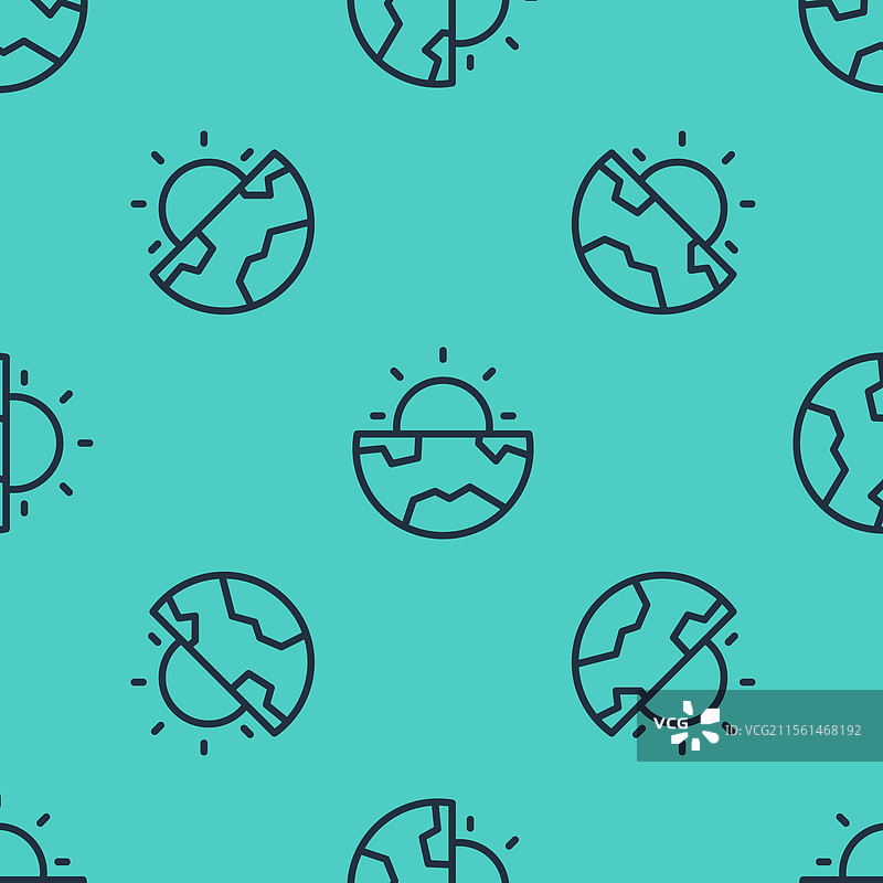 黑色线条地球核心结构地壳图标图片素材