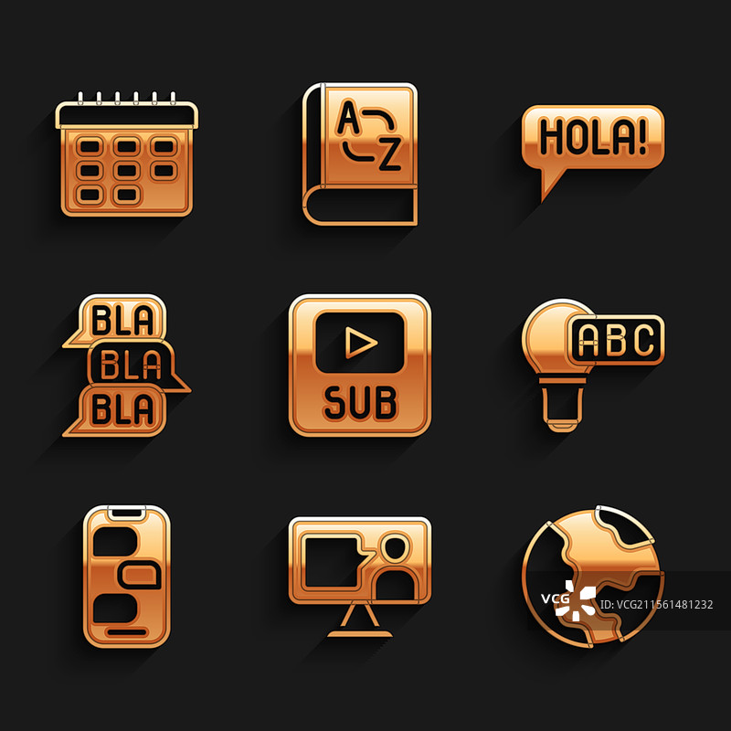 创意地球仪视频配有字幕图片素材