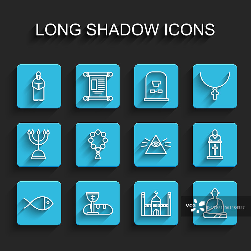 基督教鱼形符号的第一次圣餐标志图片素材