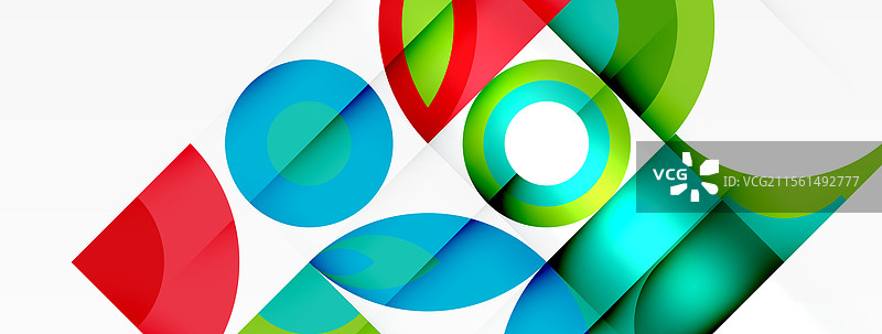 几何美丽的抽象圆形和花瓣图片素材