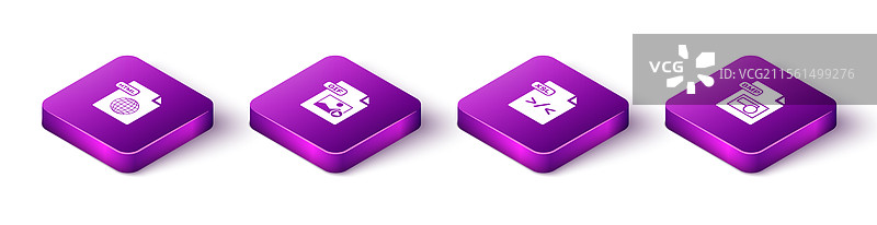 等距的HTML文件文档GIF、XSL和BMP图片素材