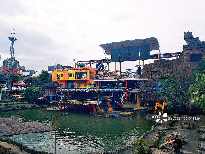 洋人街旧照图片素材