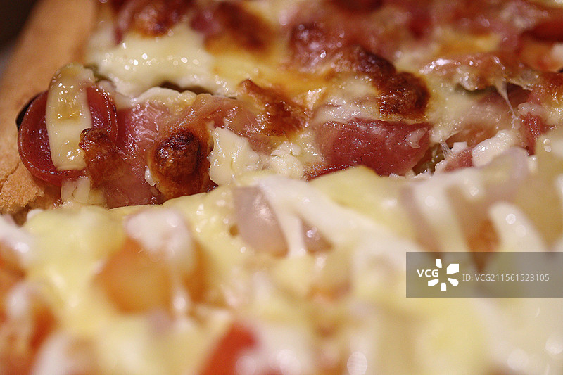 比萨饼特写图片素材