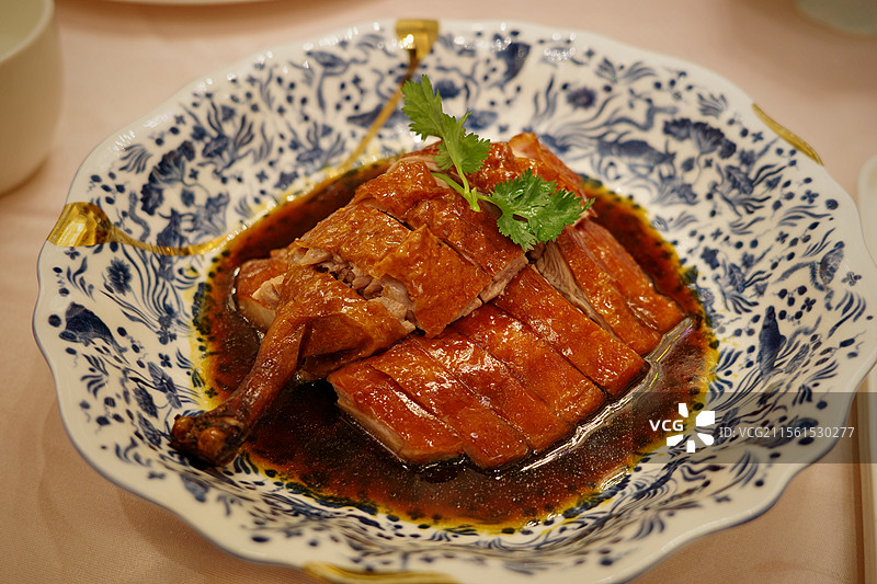 淮扬菜品南京烤鸭图片素材