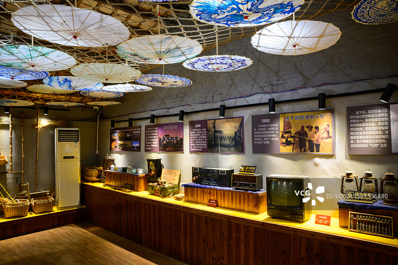 中国广西，北海，流下村渔耕文化馆图片素材