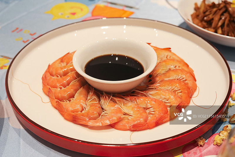 白灼海虾图片素材