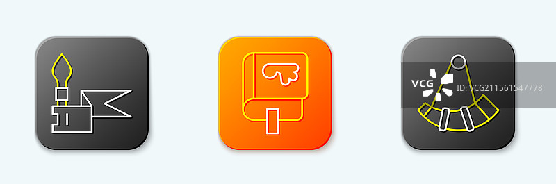 中世纪长矛、维京书籍与狩猎的场景图片素材