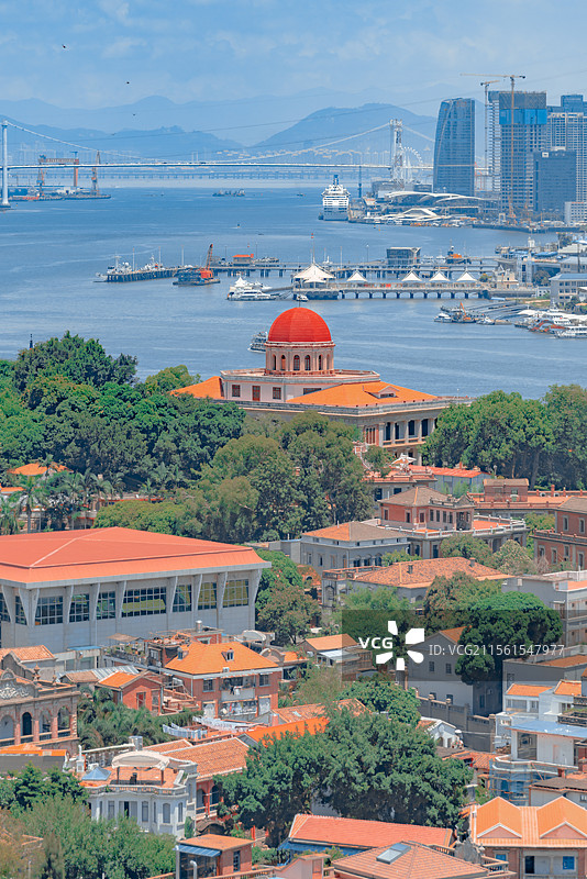 厦门鼓浪屿风景，厦门鼓浪屿街拍，鼓浪屿，厦门沙坡尾，鼓浪屿日光岩图片素材