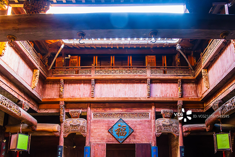 徽派建筑-宏村承志堂图片素材