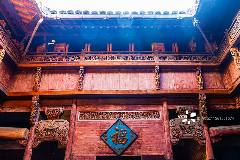 徽派建筑-宏村承志堂图片素材