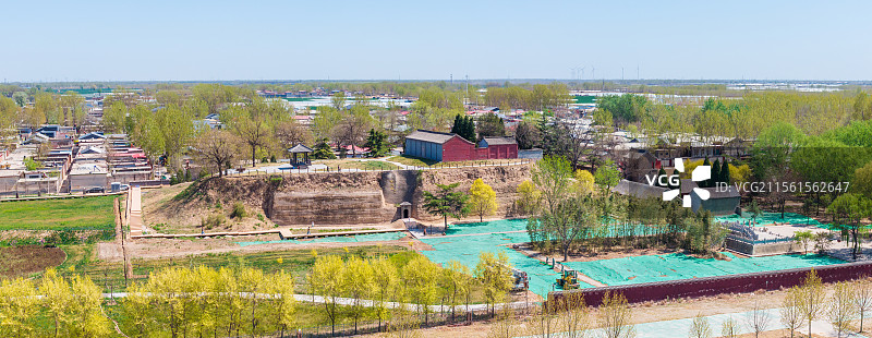 河北邯郸临漳县邺城遗址图片素材