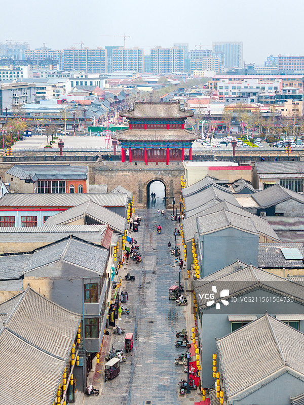 河北邯郸市大名县大名古城西城门图片素材