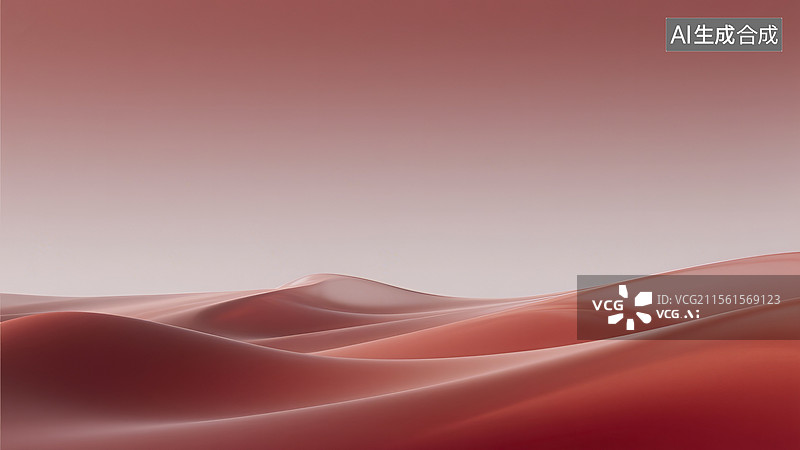 【AI数字艺术】红色沙丘背景图片素材
