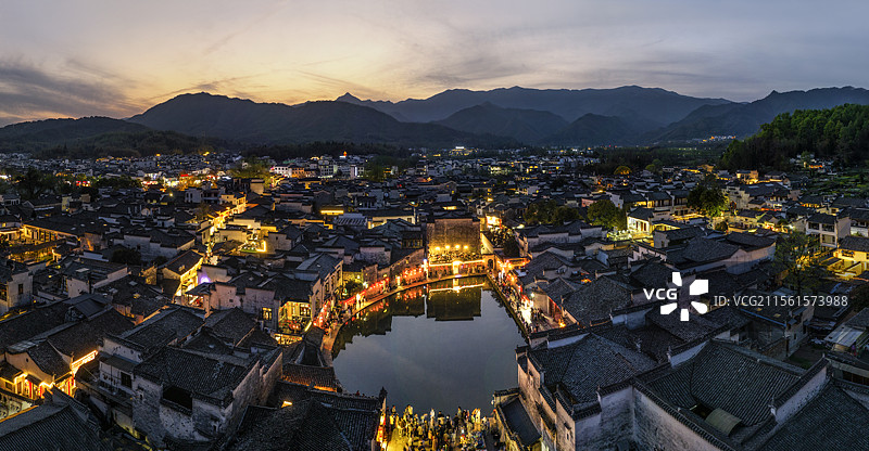 宏村风景区图片素材