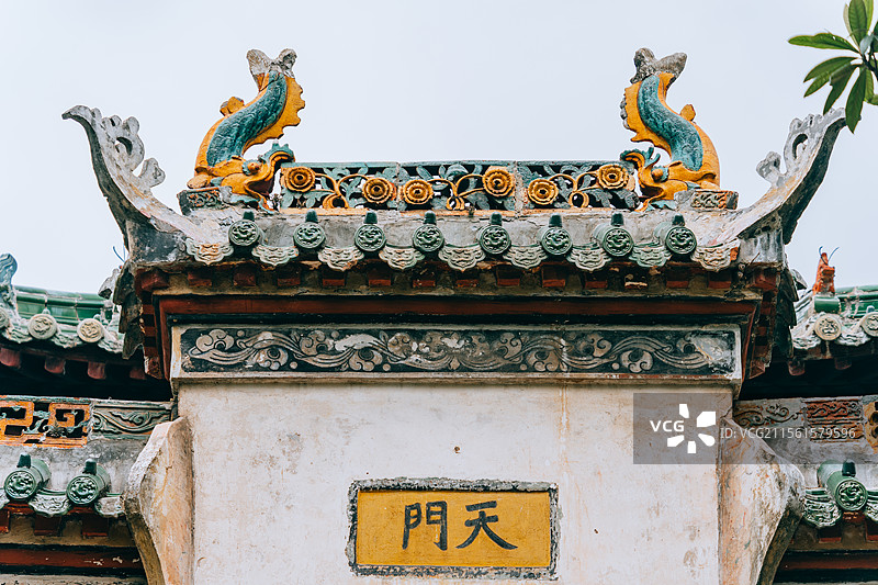 湖北荆州博物馆开元观古建筑图片素材