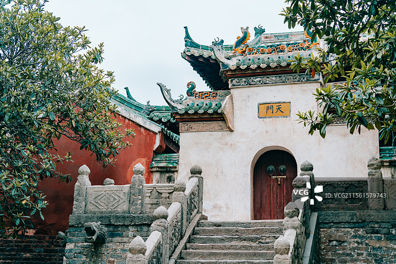 湖北荆州博物馆开元观古建筑图片素材