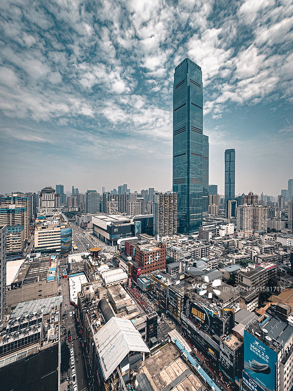 长沙五一广场和国金中心图片素材