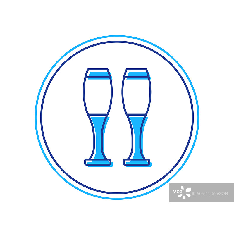 填充轮廓的保龄球瓶图标，背景为白色图片素材