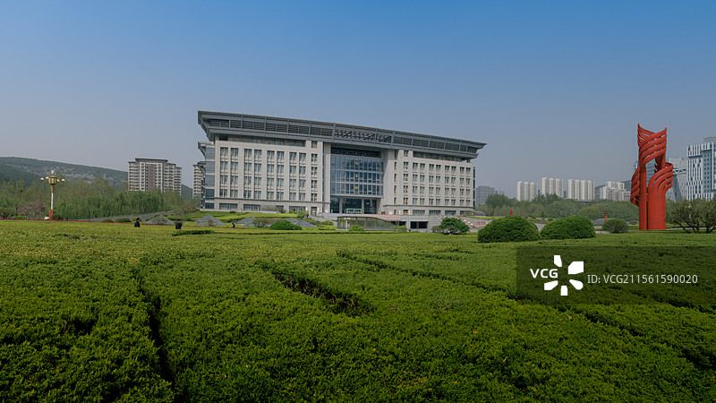 济南大学图书馆图片素材