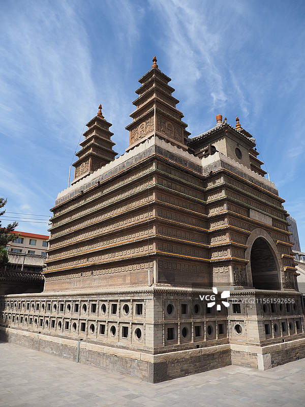 呼和浩特五塔寺图片素材