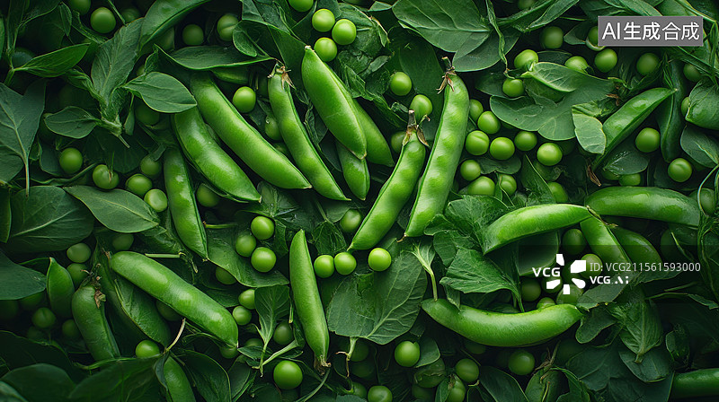 【AI数字艺术】蔬菜青豆毛豆图片素材