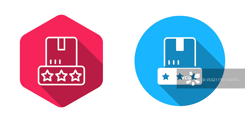 填充和轮廓的消费者或客户产品图片素材