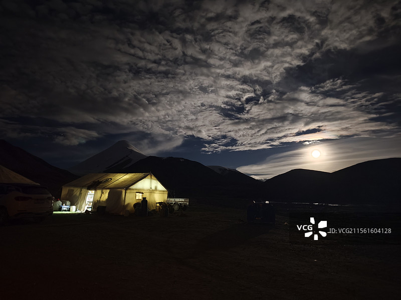 玉珠峰登山大本营图片素材