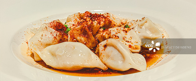 油泼辣子水饺图片素材