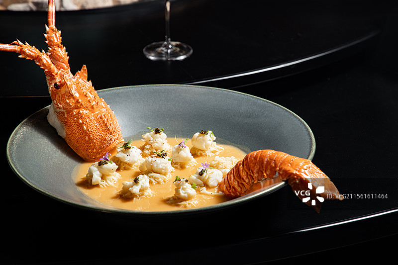 大龙虾龙虾花龙虾大虾鱼籽鲟鱼籽澳大利亚龙虾澳龙图片素材