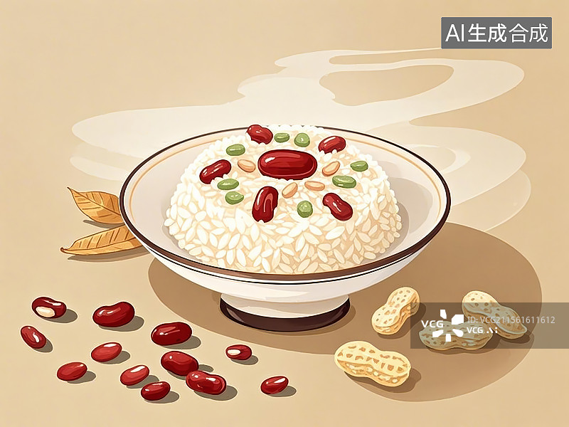 【AI数字艺术】八宝饭图片素材