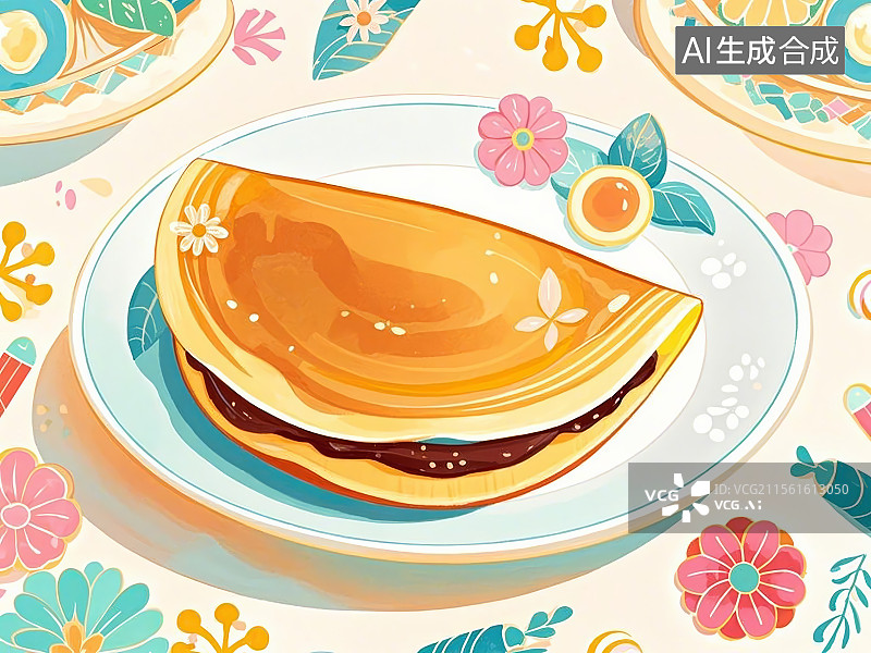 【AI数字艺术】蛋烘糕图片素材
