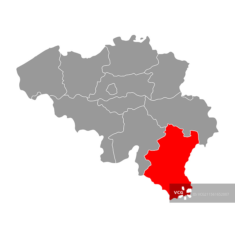 比利时卢森堡地图符号旅行网页平面设计图片素材