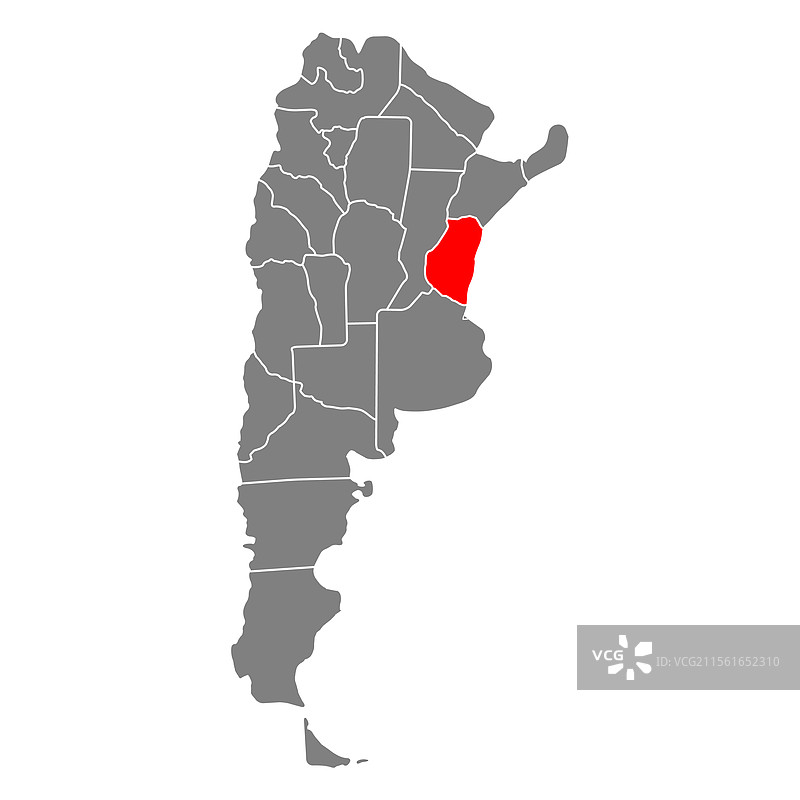 阿根廷恩特雷里奥斯省地图符号形状旅行图片素材
