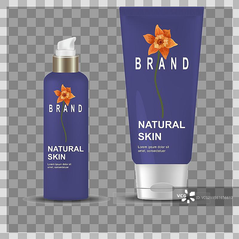 化妆品瓶包装图片素材