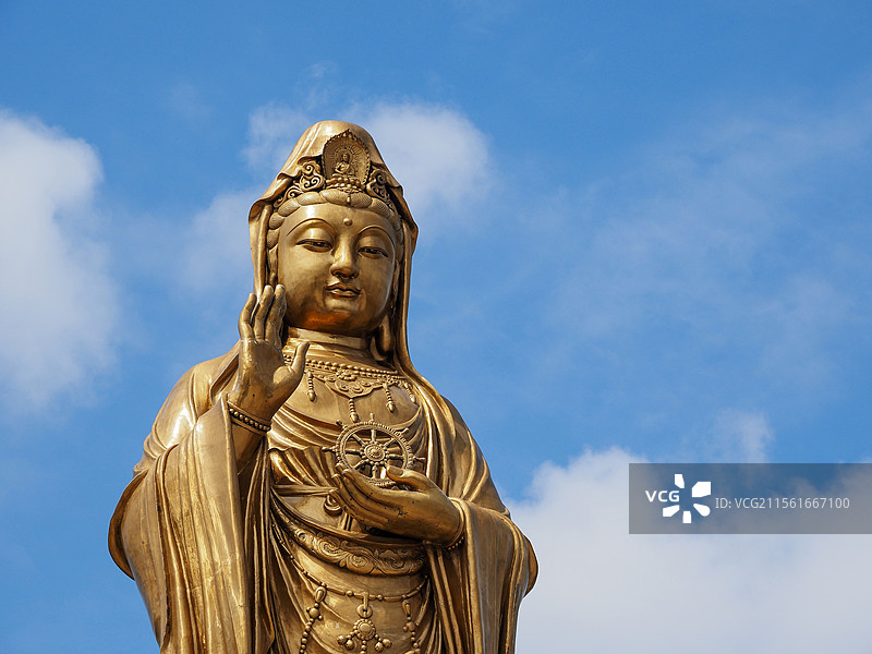 庄严观世音像图片素材