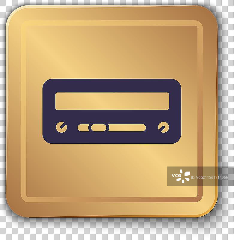 紫色汽车音频图标，背景为紫色图片素材