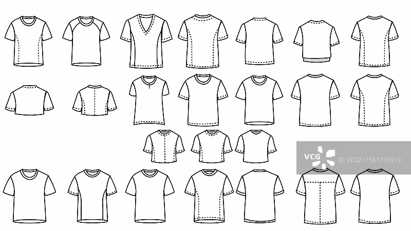 Polo衫设计系列图片素材