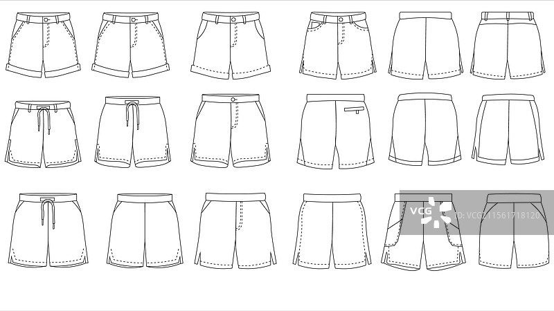 裙子系列时尚草图图片素材