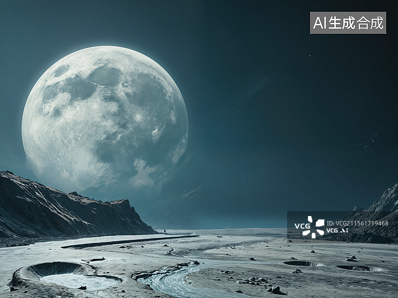 【AI数字艺术】星际探索图片素材