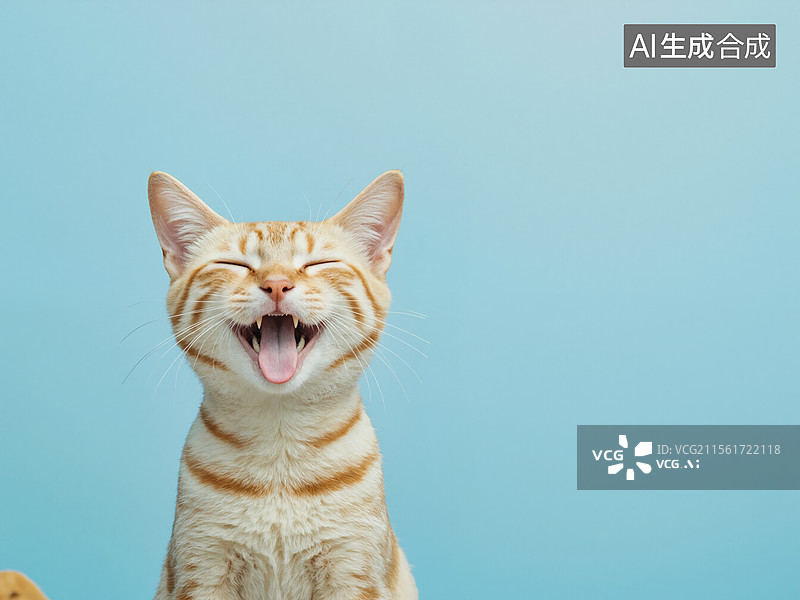【AI数字艺术】笑猫图片素材