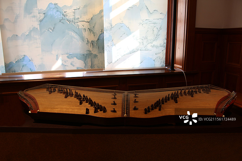 上海东方乐器博物馆 —— 蝶式筝（汉族）图片素材