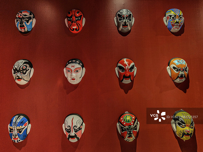 秦腔脸谱图片素材