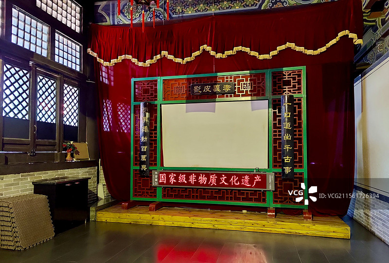 云冈石窟-孝义皮影戏图片素材