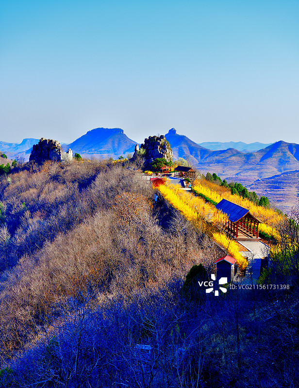 崮上风光（拍摄于山东省蒙阴县崮上草原区）图片素材