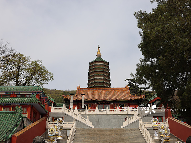 春日八大处公园-灵光寺图片素材