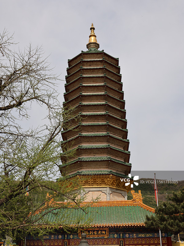春日八大处公园-灵光寺图片素材